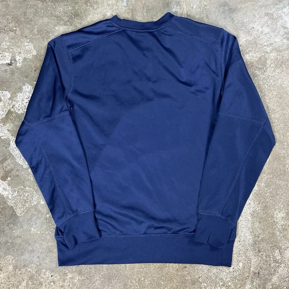 Jordan Therma Fit University Of Michigan Long Sleeve Size Medium Navy Wolverines